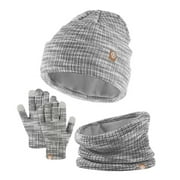 2025 Winter Hat Gloves Caps Boys Scarf Set Girls Toddler Wool Cap Children Hats with Pom Boys Hat Knit Neck Warmer Gaiter Pack Caps Mittens